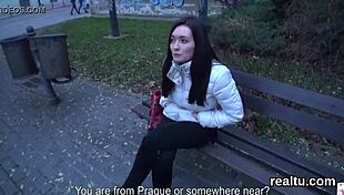 exquisite czech nympho tempted and plowed in mall