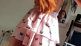 She caught me spying and recording but let me touch her pussy