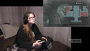 Watch Me Strip Through Resident Evil 2 Part 2 With Big Tits Exposed!