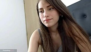 my stepsister gets excited seeing my dick and starts sucking while i enjoy her ass