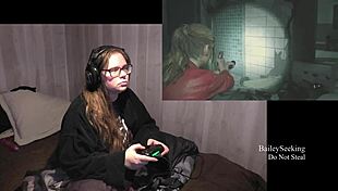 Watch Me Strip Through Resident Evil 2 Part 2 With Big Tits Exposed!