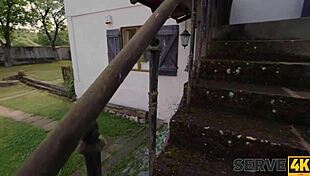 Serve4K Guest House - Seductive Czech POV with Shaved Teen