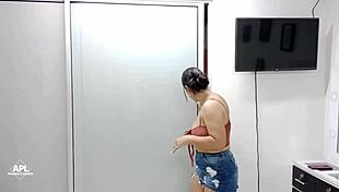 hot lesbian seduces her employee to lick and fuck her pussy part 1