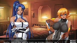 Taimanin Asagi 3 Part 20 in hentai anime style.