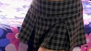 I Trained My Beautiful Schoolgirl To Masturbate My Cock Daily, She Feels The Emotion Of Pleasing Me