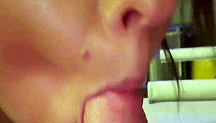 Want to See Her Deepthroat Big Cock in POV Close-Up with Intense Handjob?
