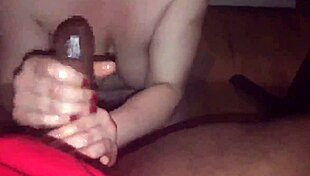 Slut Receives Handjob With Dirty Talk And Facial