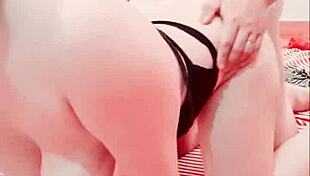 Intense doggystyle with big tits bent over