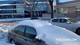 Caught A Spanish Amateur Milf With Big Tits