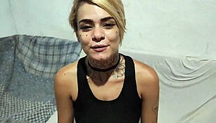 Russah slut fucks two guys while friend films