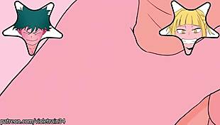 Watch Deku Masturbate Intensely Then Fuck Himiko Toga Hard In This Uncensored Hentai!