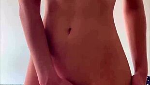 horny teen 18+ touches herself and orgasms 😍💦