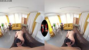 Vrlatina pretty latina babe gets your cum all over her face vr