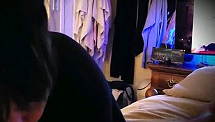 milf giving bj to her man with blowjob