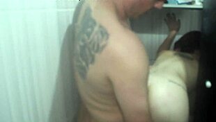 Two friends bang the hot one in the shower