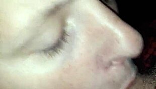 Good girl jacki giving outdoor blowjob with cum swallow