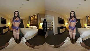 tonights girlfriend featuring anissa kate pleases her fan in his hotel room with natural tits, handjob, and cum on monster cock