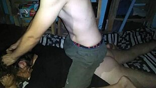 i say, 'let me massage you, rich latina milf neighbor,' as i touch her body