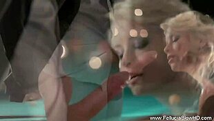 lets play a game of blowjob, i mean, oral fun with blondes and redheads