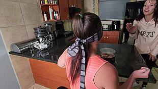 pranking my best friend on her birthday with ass cake. then shocked her with piss in face femdom!