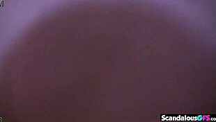 Julia showing her perfect body fingering while filming