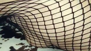 Milf secretary in stockings takes anal creampie from pov