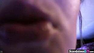 Julia showing her perfect body fingering while filming