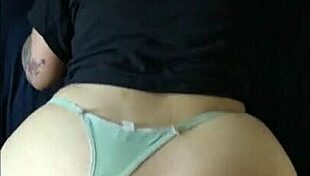 young latina with big ass gets creampied doggystyle