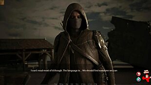 Desert stalker parody with big tits and blowjob