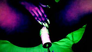 Ebony and Latina Teens Reach Out-of-This-World Orgasms with Dildo