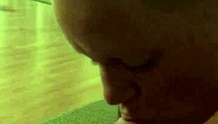 Wife Performing Oral Act in Intimate Setting