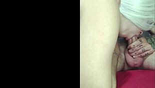 White Moon GIVES DEEPTHROAT Blowjob to Big Cock