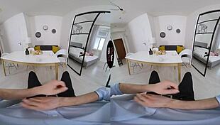 Exploring virtual taboo with no limits, featuring brunette's big ass and blowjob.