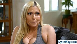 Does the teacher fuck her students in lesbian sex?