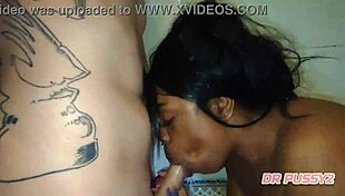 Deepthroat and Vomit on Big Cock in Shower!