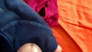 My sister-in-law's panties lead to intense cumshot in this provocative scene!