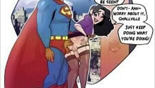 I love Lois Lane getting anal in this cartoon!