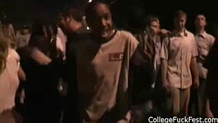 amateur teen lesbians at university party fingering each other's pussies.