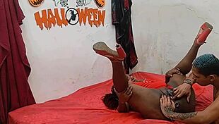 Halloween Bruxinha Feels Intense Pleasure During Anal Sex