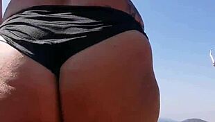 Beach Exhibitionism: Wife Gives Handjobs And Blowjobs To Strangers