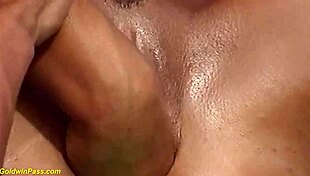 Hot milf gets roughly fist fucked outdoors, with deepthroat and facial