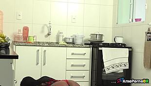 in quarantine i fucked my friend's hot milf stepmom hard in the ass!