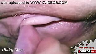 extra close up pussy licking and bareback riding in gay couple