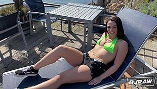 Sophia Burns shows her talented throat in this deepthroat blowjob.