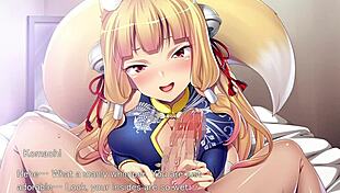 in this hentai game, i play with the fox girl and give her a creampie in ep2