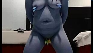 Filipina On Her Knees After Two Hours