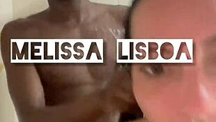 That big black guy fucked me bareback in the shower and came on my face!