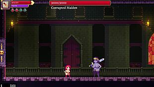 i played the scarlet maiden all bossfights hentai game