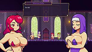 i played the scarlet maiden all bossfights hentai game