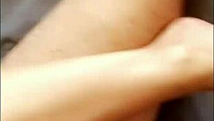 Sexy milf slut flashes nude outdoors in public snaps